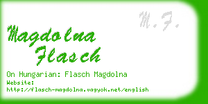 magdolna flasch business card